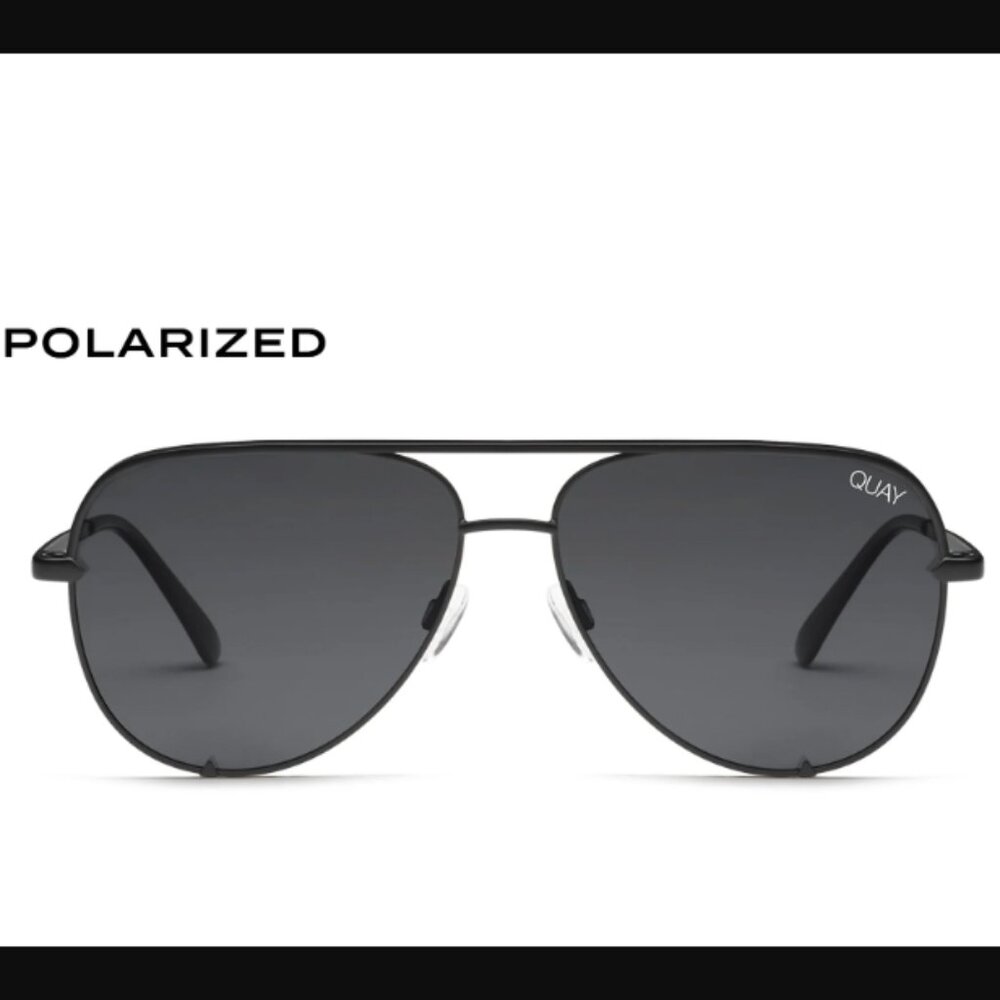 NIP QUAY Australia High Key Micro Polarized Sunglasses Aviators Retail $90.00 - Picture 4 of 7